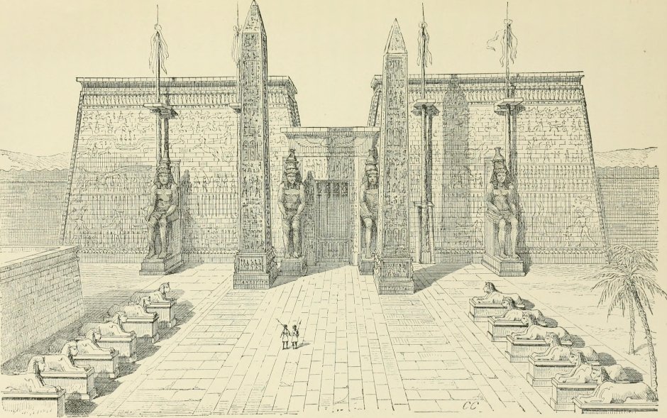 Луксорский храм картина