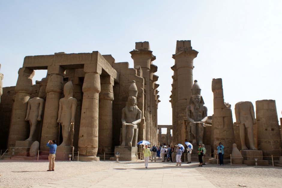 Храм Амона ра в Карнаке реконструкция