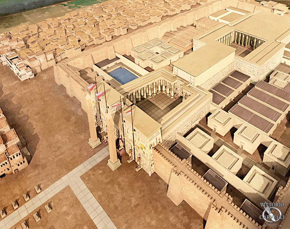Реконструкция храма Амона-ра Луксор
