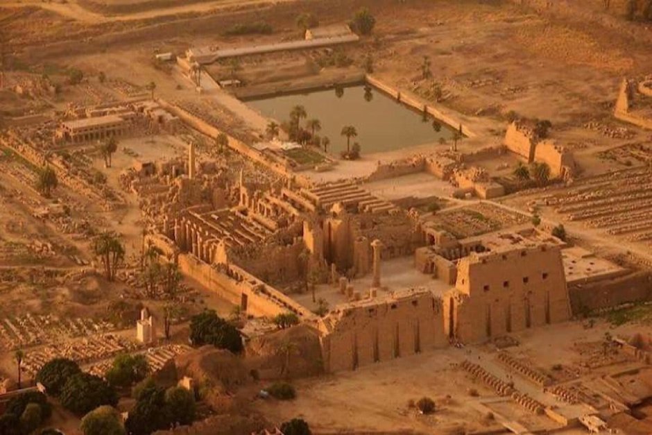 Луксорский храм Луксор реконструкция