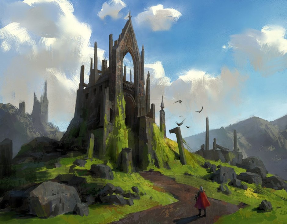 Castle Concept Art замки