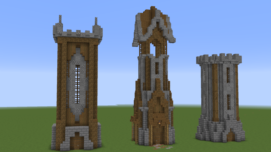 Minecraft башня
