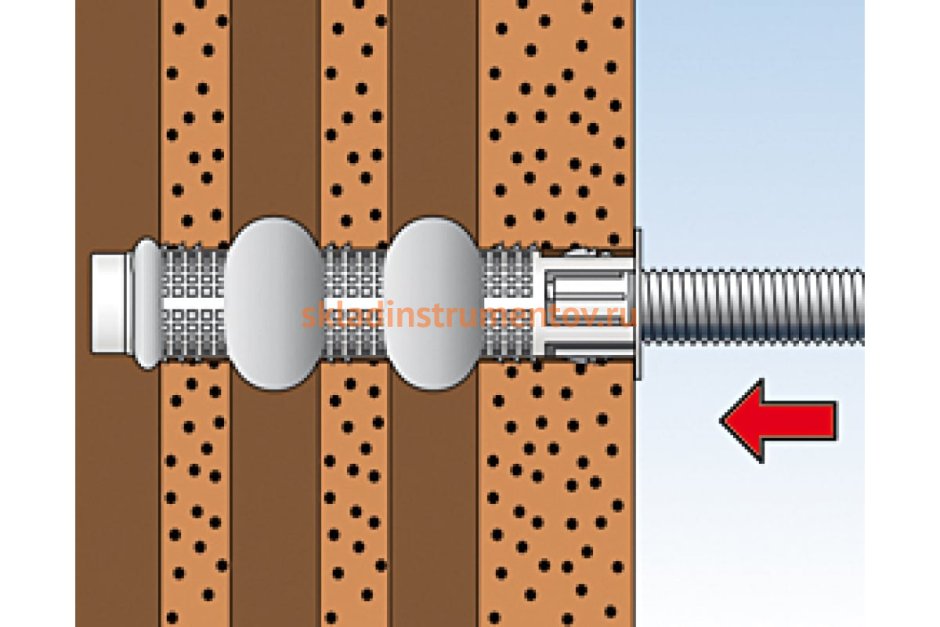 Дюбель для газобетона крепления мауэрлата