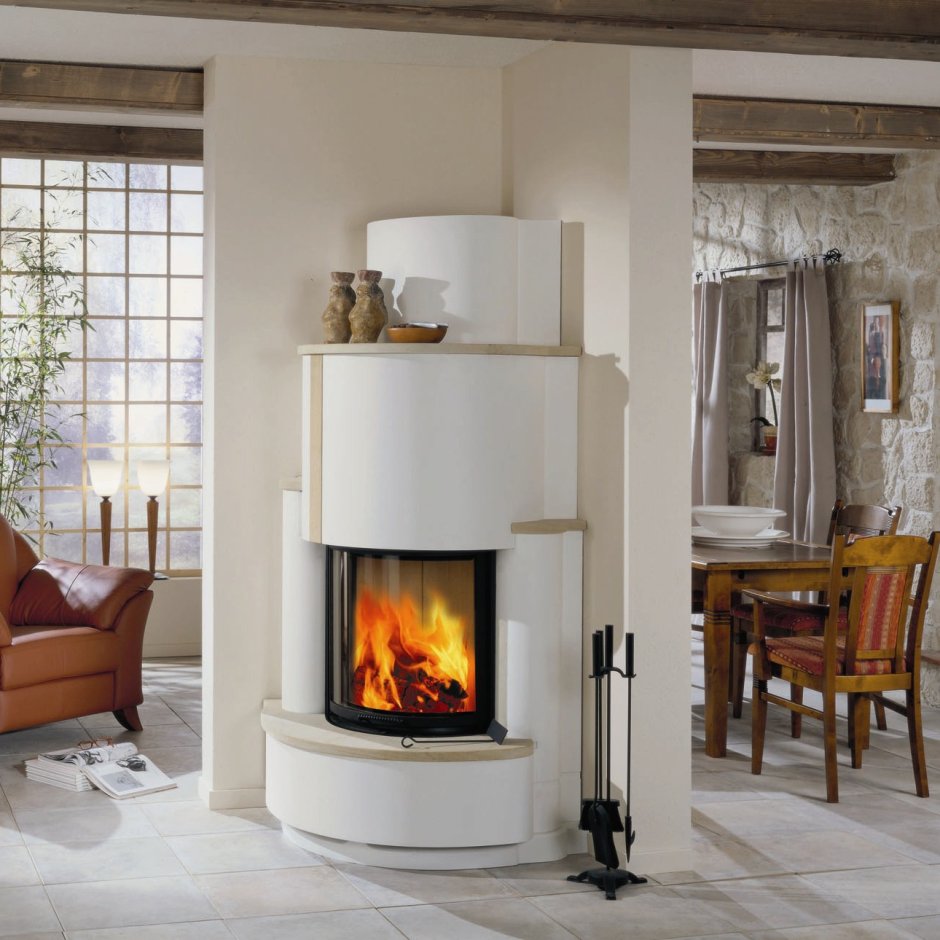 Дровяная печь-камин Fireplace Anna