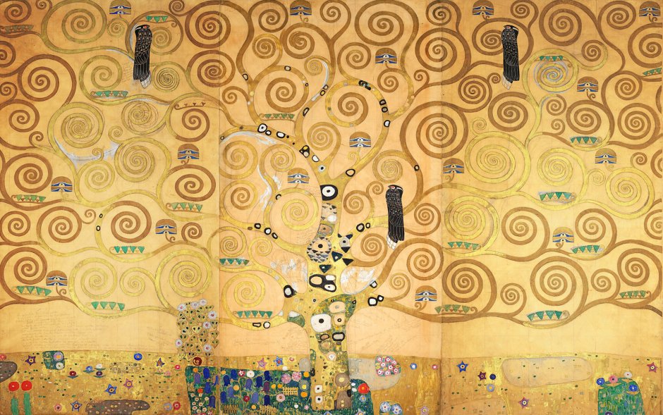Картина Густава Климта дерево жизни