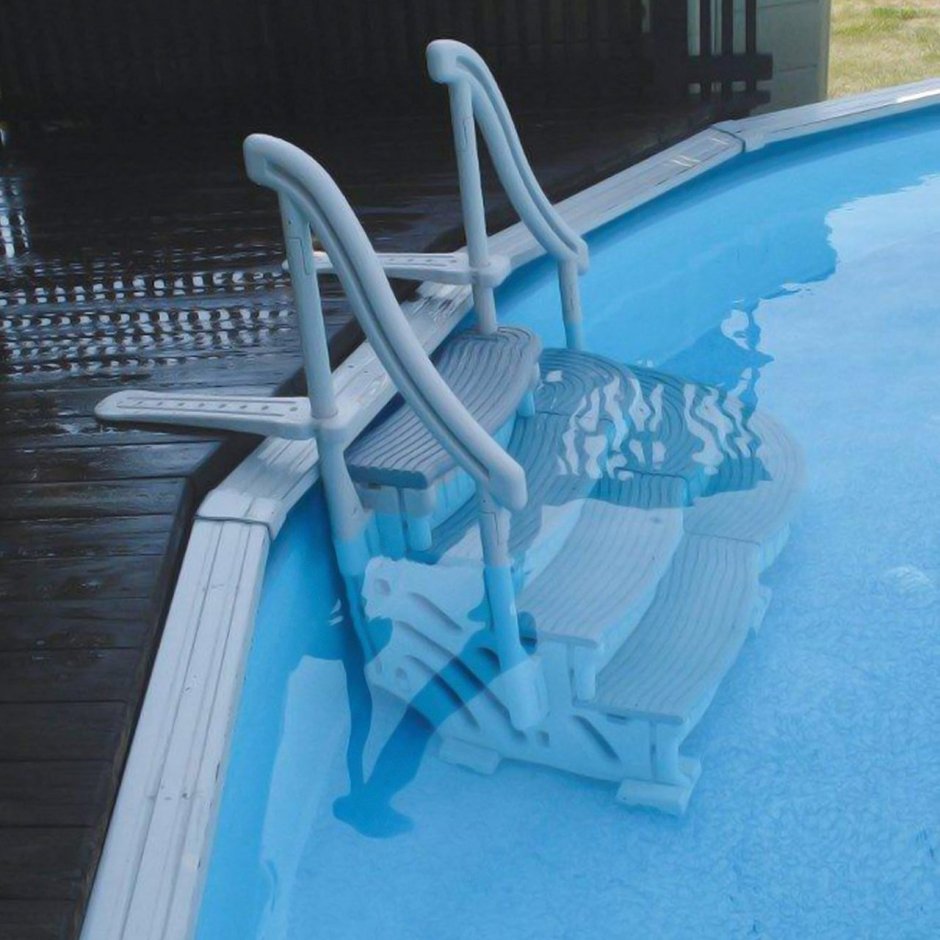 Пластиковые ступени для бассейна