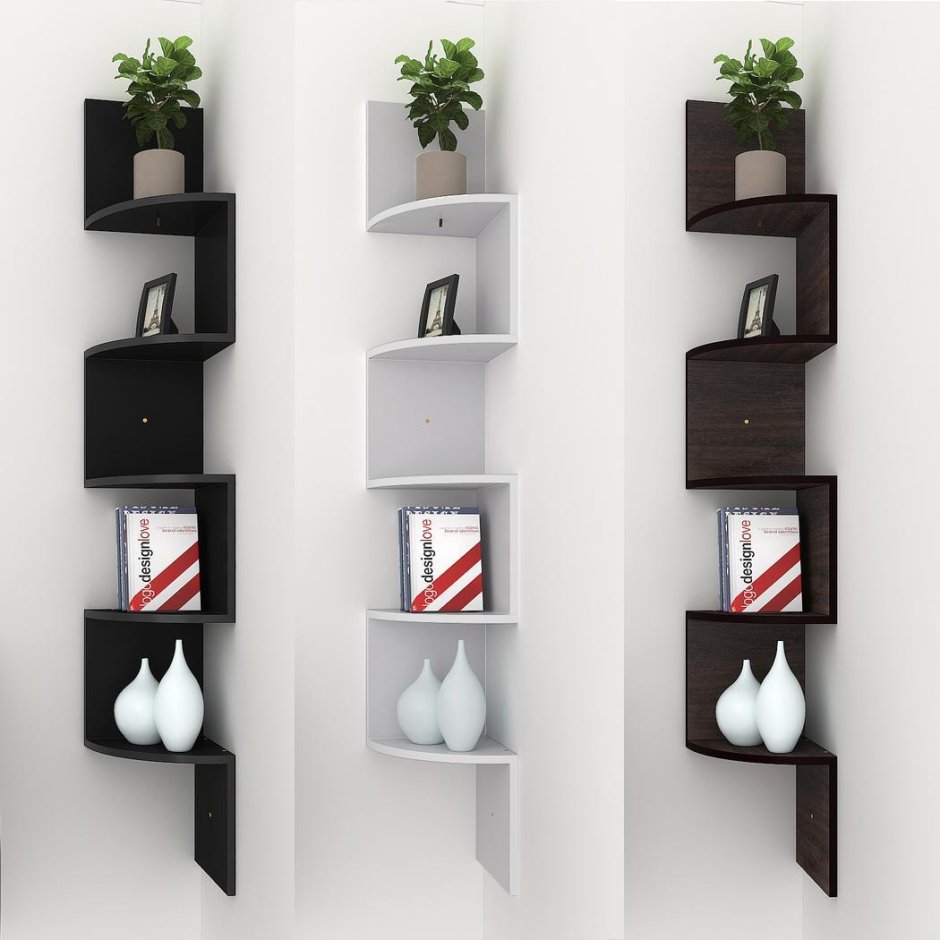 Угловая полка Corner Wall Mount Shelf Floating