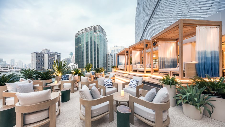 Ресторан на крыше four Seasons Москва
