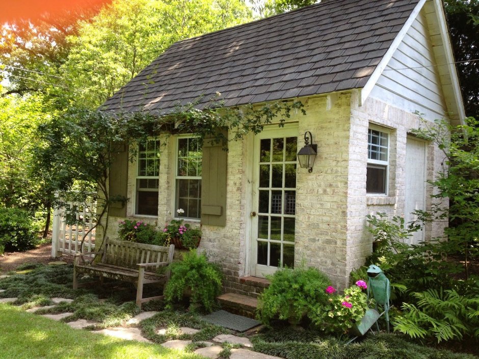 Каменный дом в стиле Barn House