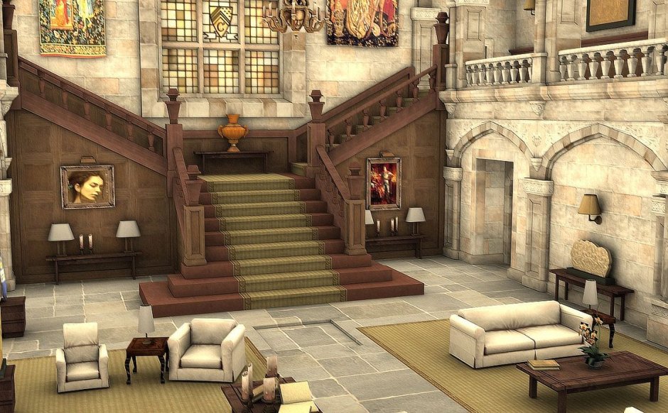 SIMS 4 дом Лары Крофт
