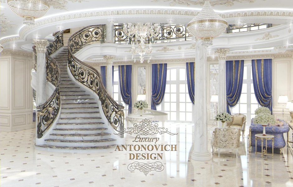 Антонович дизайн красивые дома в классическом стиле