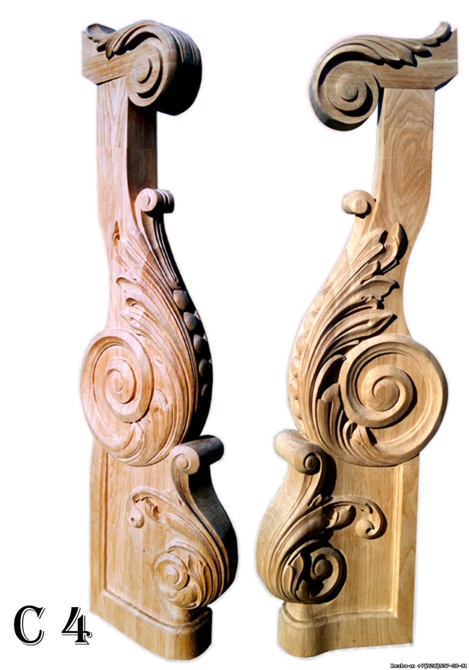 Ставрос резной декор из дерева колонны для мебели