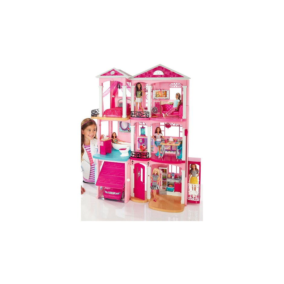 Кукольный домик Barbie дом мечты, fhy73