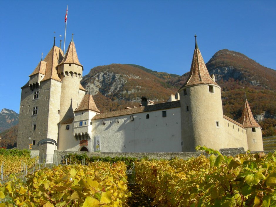Замок Тарасп Швейцария