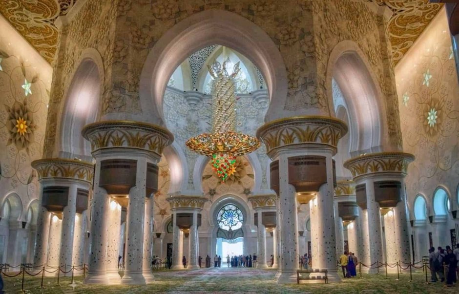 Мечеть в Индии Тадж Махал внутри