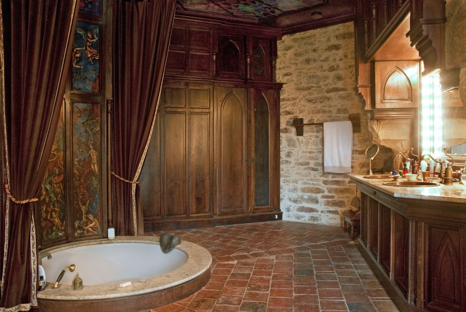 Викторианская Готика интерьер ванны