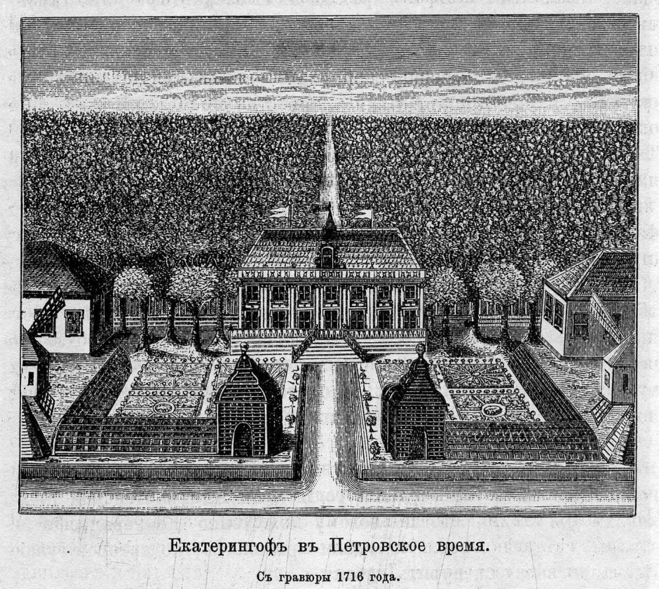 Летний дворец Петра 1 гравира