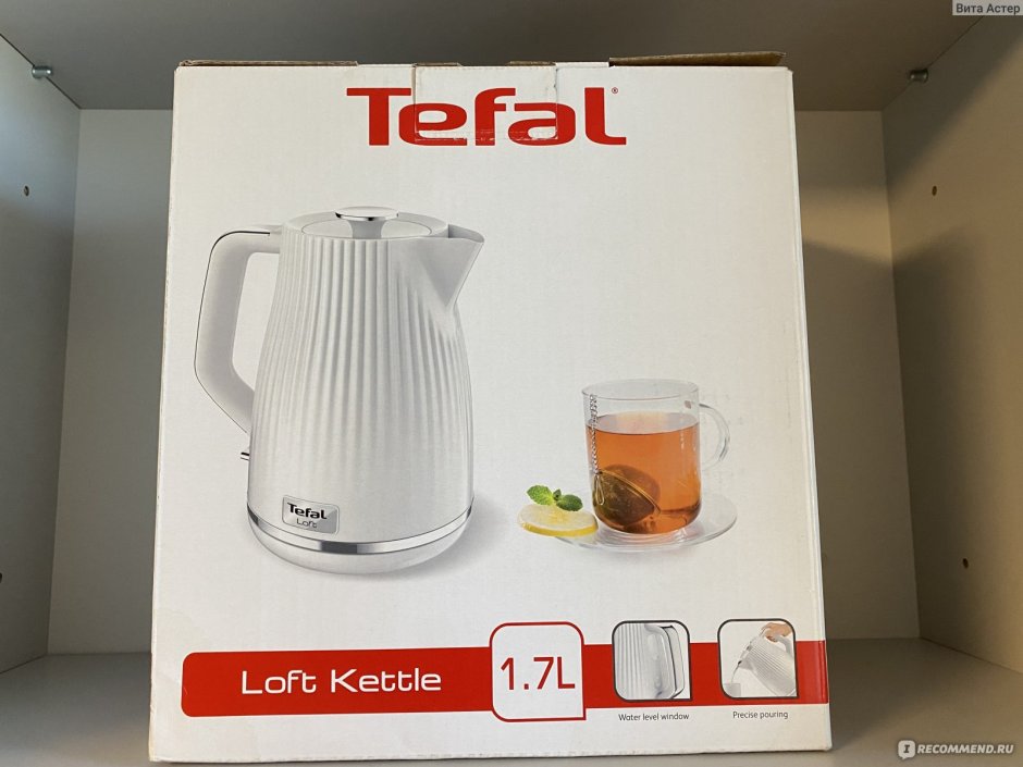 Электрический чайник Tefal Loft, белый