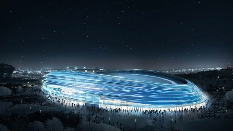 Пекин олимпиада 2022 National Speed Skating Oval