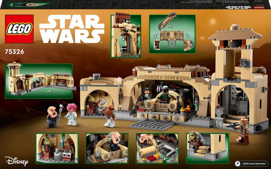 LEGO Star Wars дворец Джаббы 9516