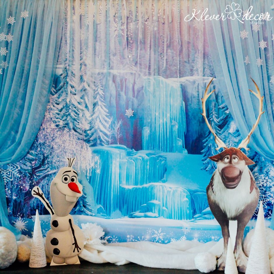 Фотозона трон снежной королевы
