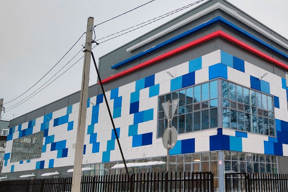 Ледовый дворец город Тулун