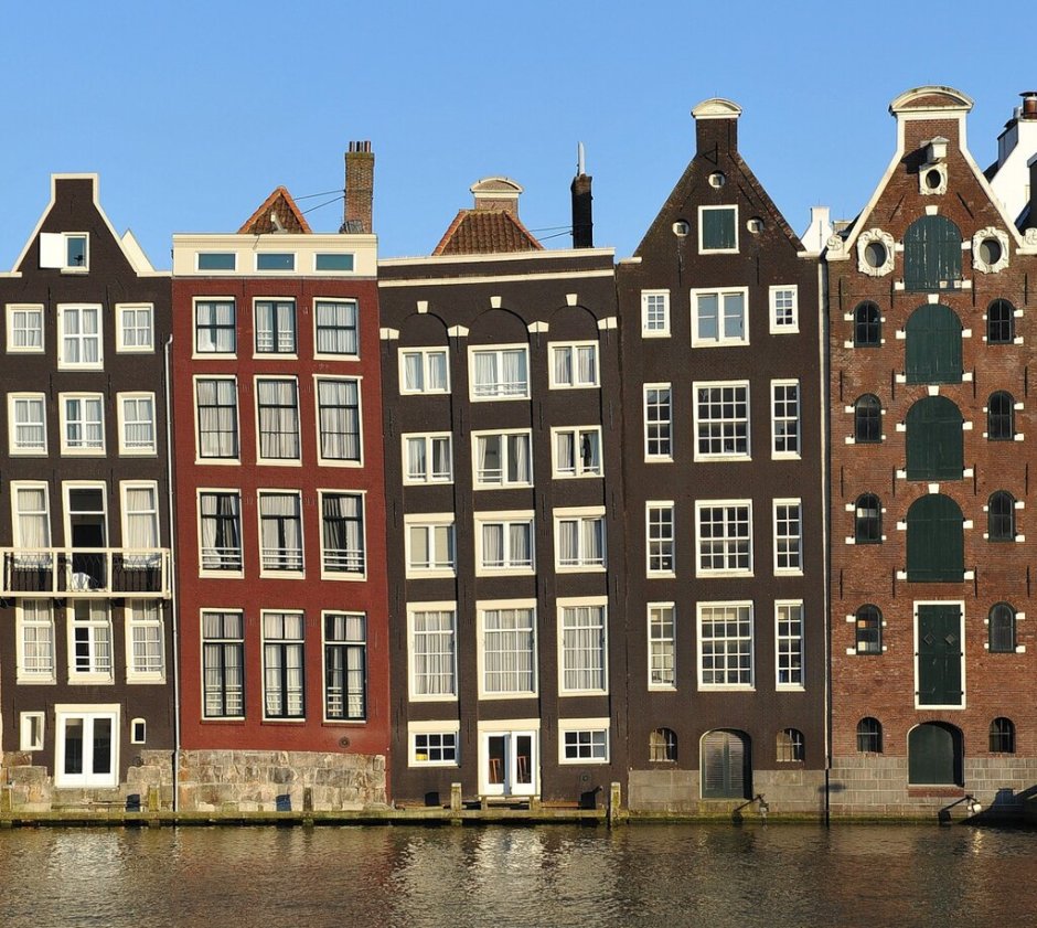 Акварельный скетч Амстердам