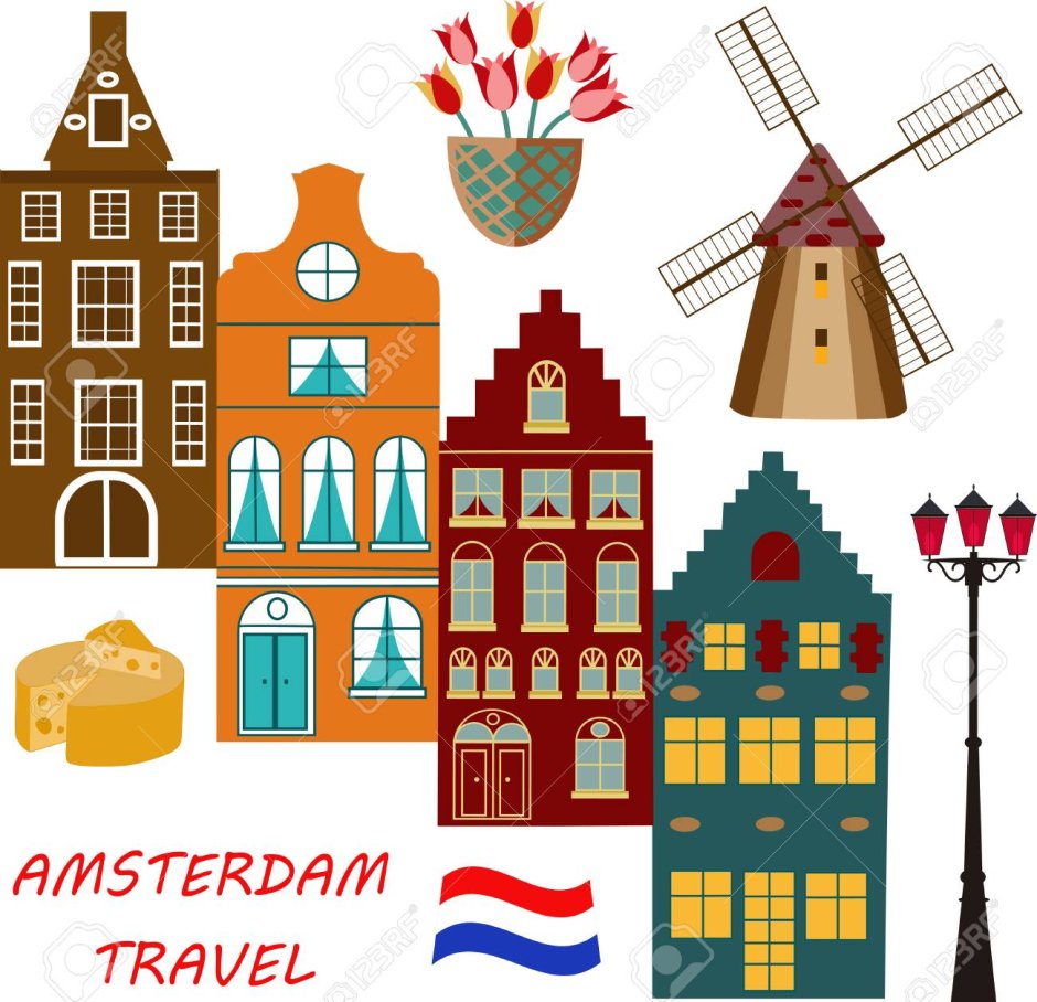 Схемы домов Амстердама