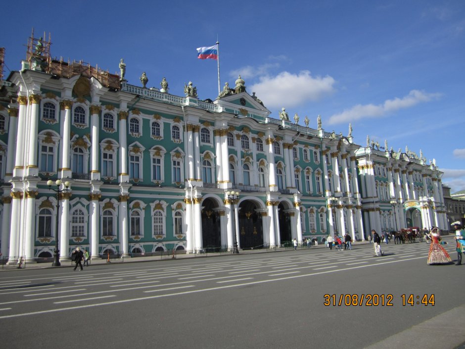 Южный фасад зимнего дворца