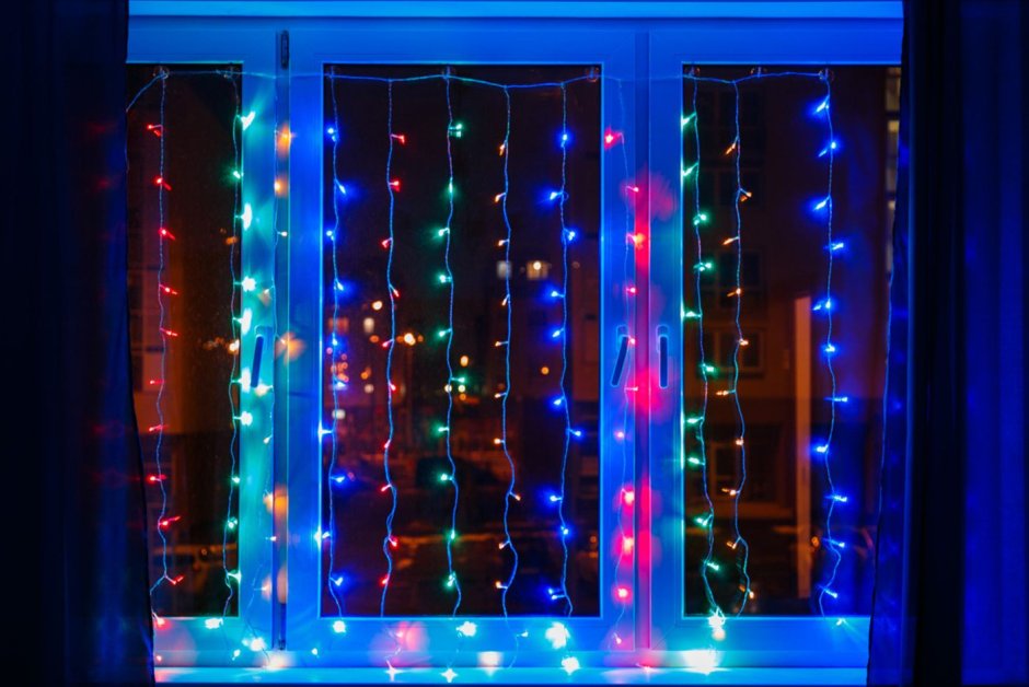 Гирлянда Neon-Night дождь, 96 led, 150х100 см