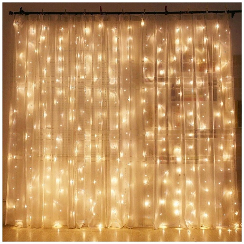 Гирлянда штора Curtain Lights 3*3
