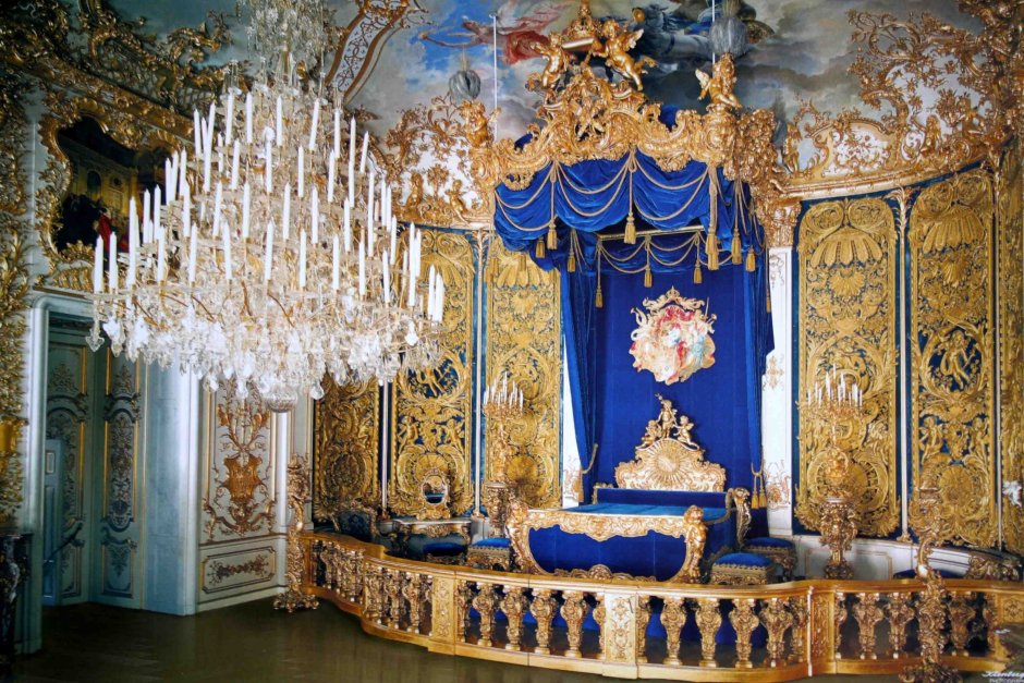 Дворец Линдерхоф Германия интерьеры