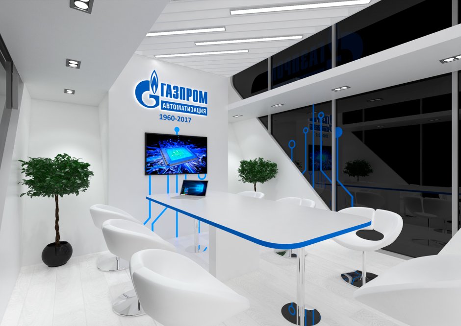 Офис Газпром интерьер