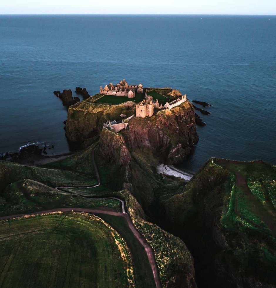 Замок Данноттар Шотландия Чужестранка