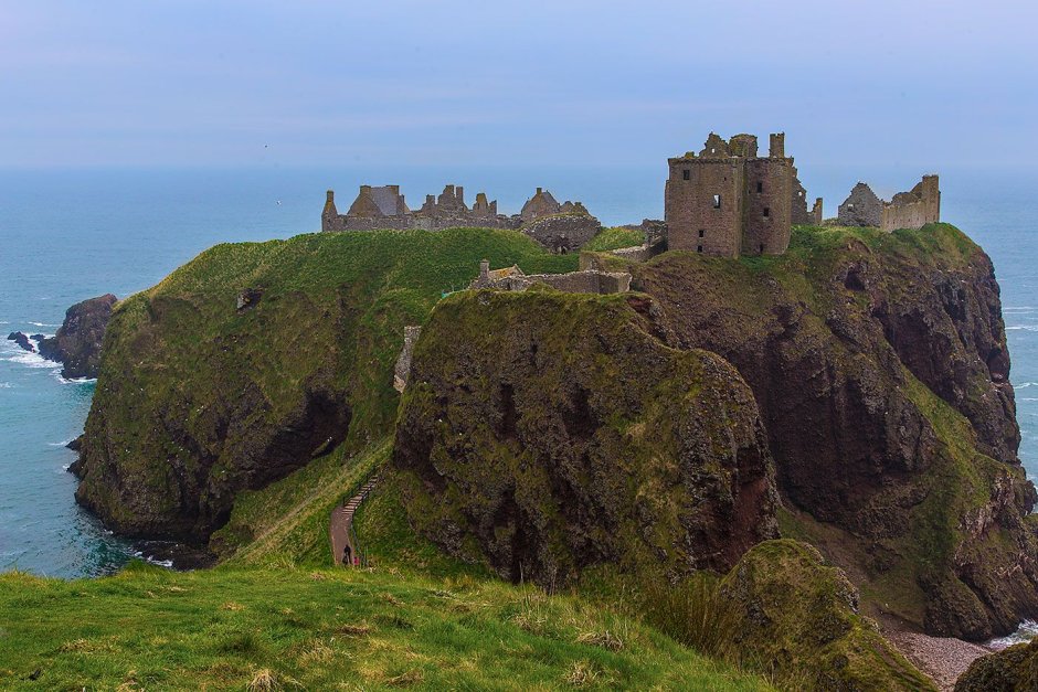 Замок донатор в Шотландии
