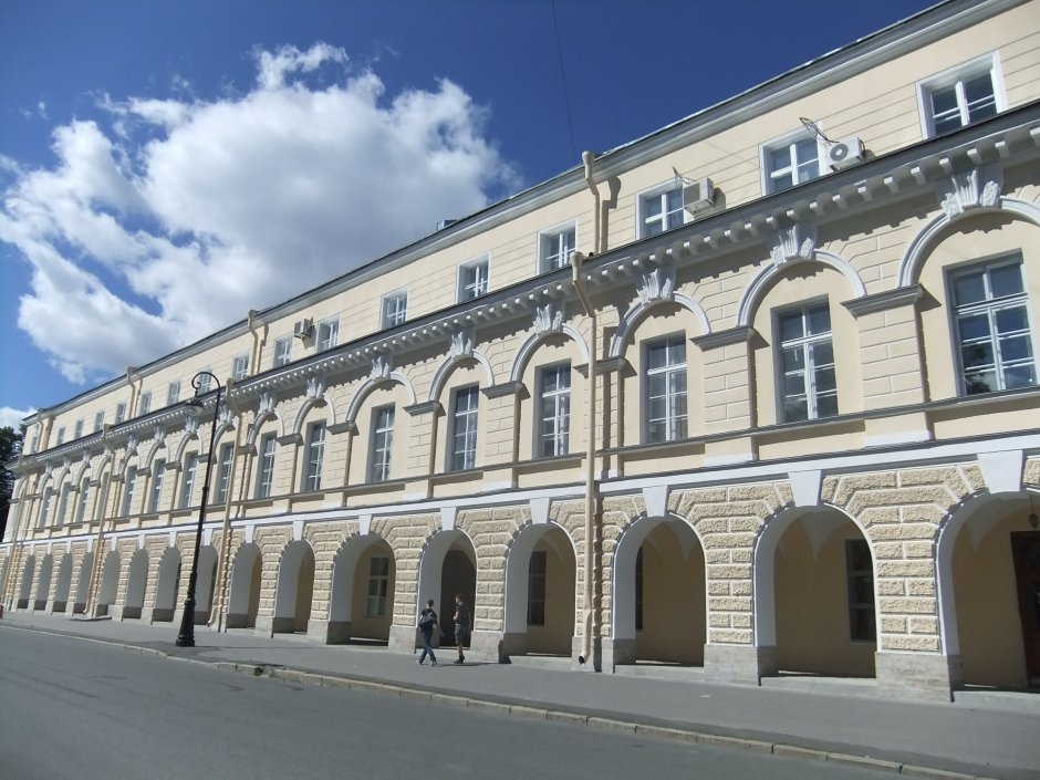 Меншиковский дворец в Петербурге при Петре 1