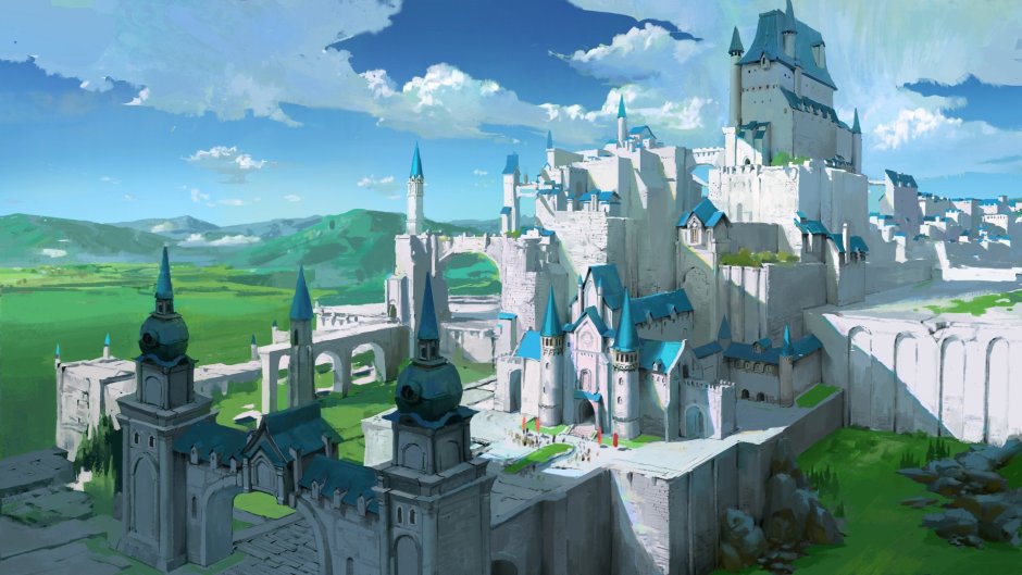 Дворцы из аниме
