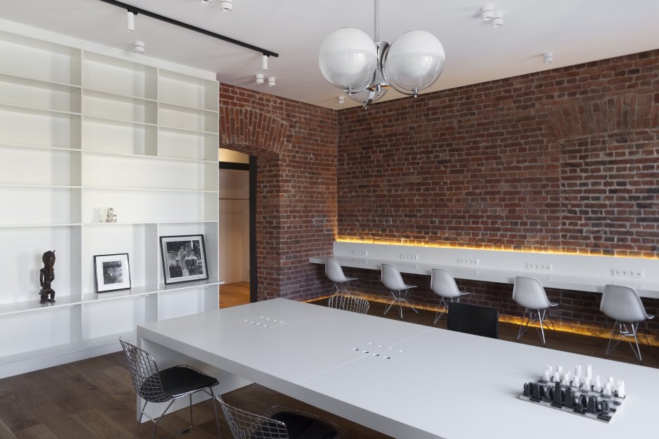 Loft Design Interior кирпич офис