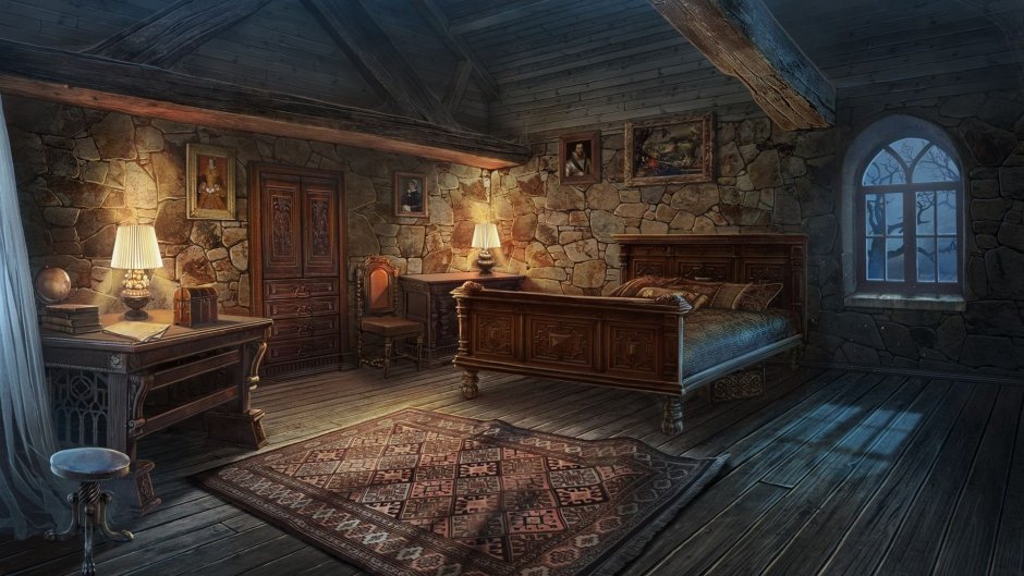 Комната в средневековой таверне