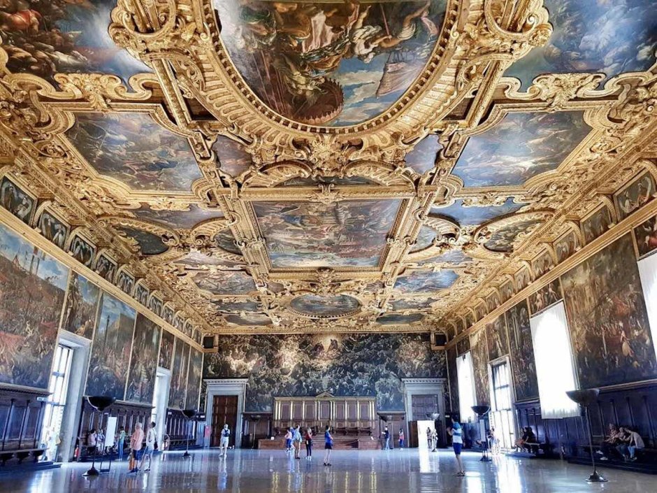 Зал Сената дворец дожей