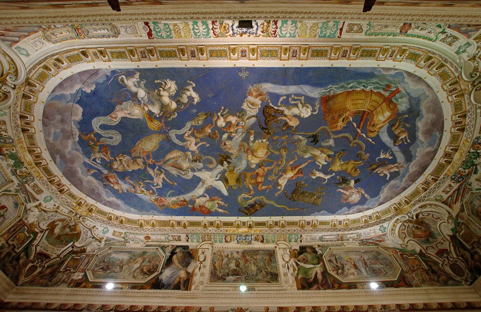 Палаццо Фарнезе фрески