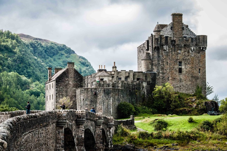 Заброшенный замок дуналастер Шотландия