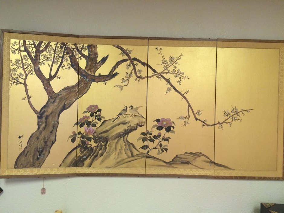 Картины во всю стену в японском стиле