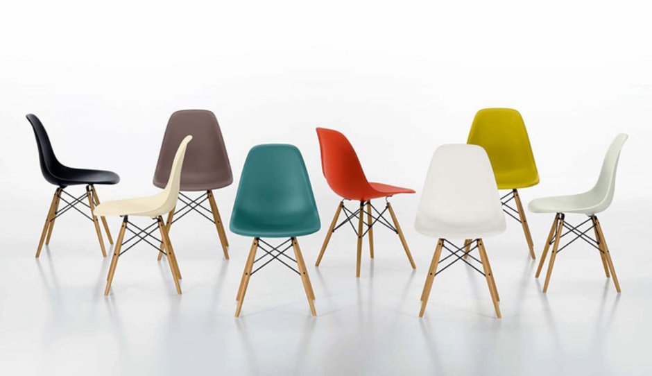 Стул Eames Style DSW бежевый