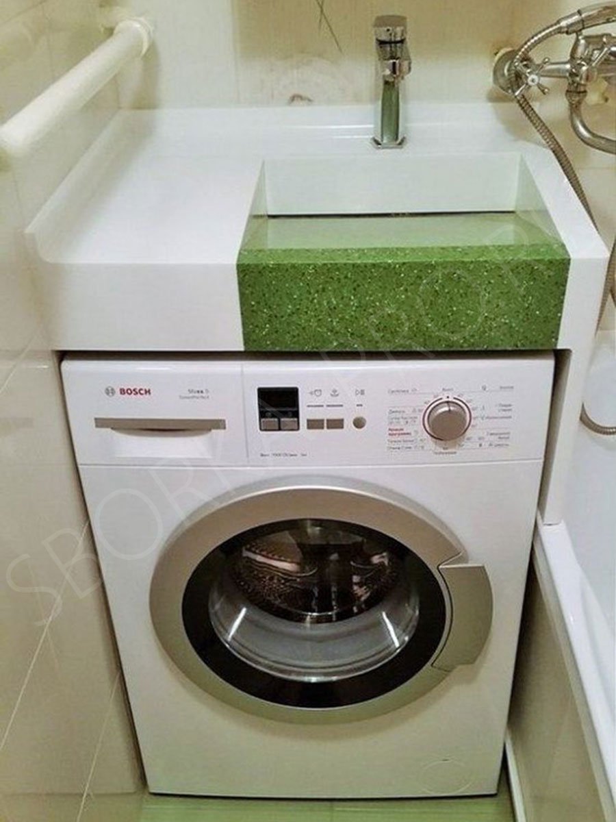 Встраиваемая стиральная машинка под столешницу икеа метод