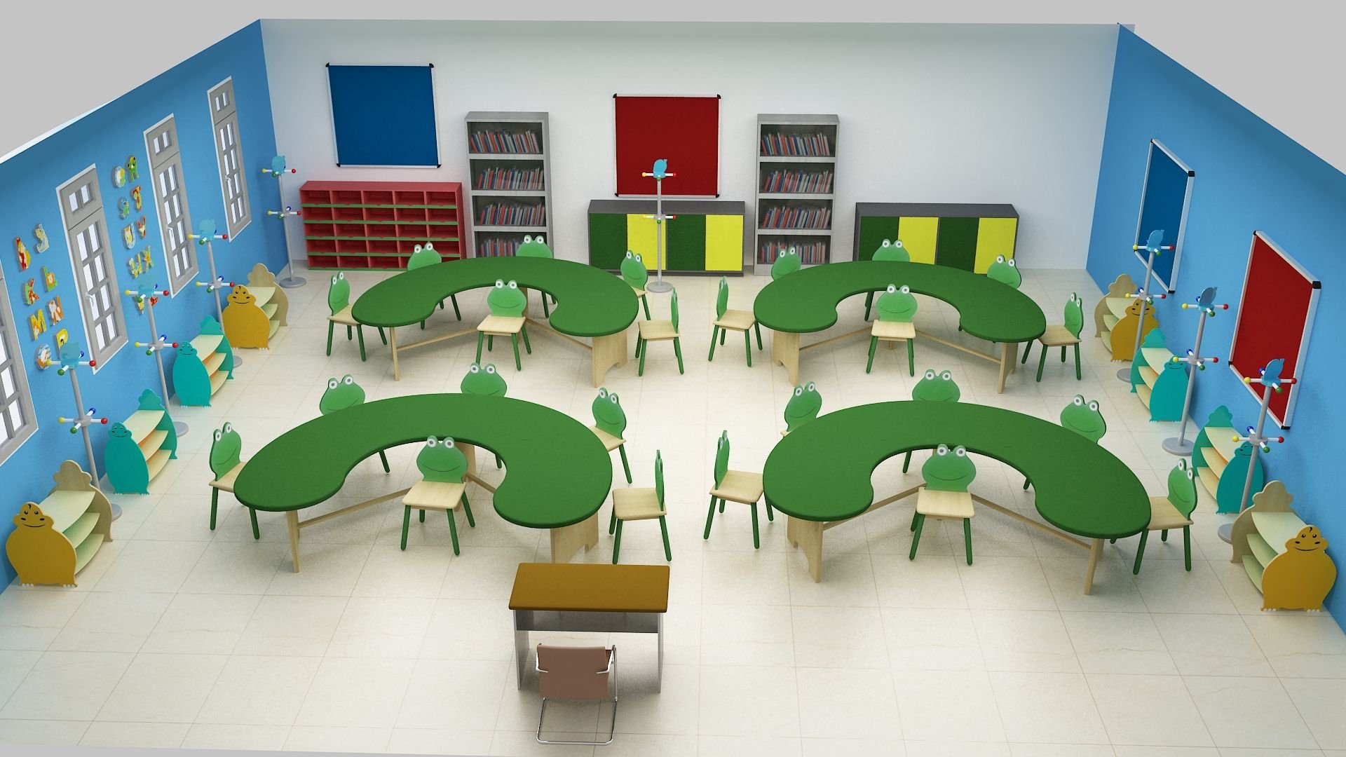 столы по росту детей в детском саду