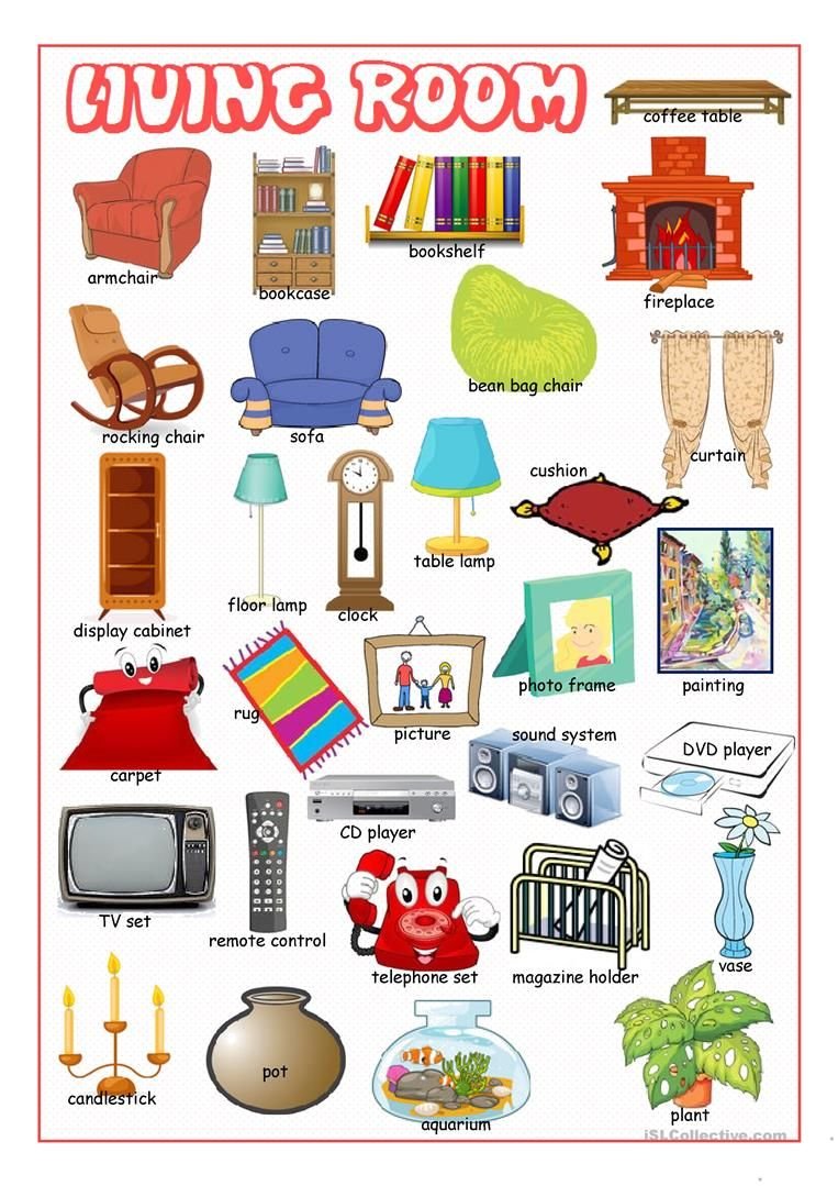 Furniture in English for Kids