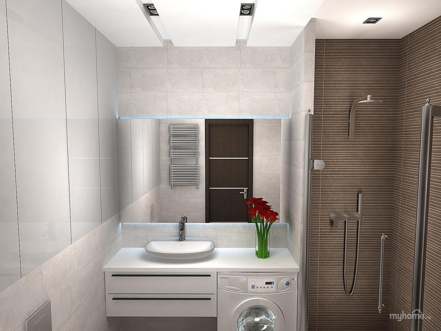ванная комната с душевой кабиной дизайн маленькая площадь без унитаза