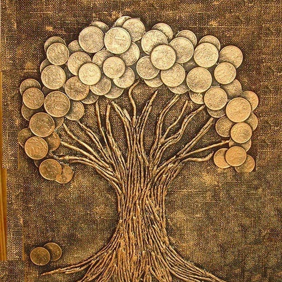 Объемное панно дерево