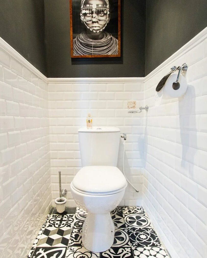 Современный дизайн туалетной комнаты